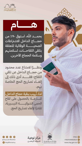 الداخلية السعودية تعلن رسمياً هذه المخالفات التي يقع فيها الحجاج تسبب سحب تصريح الحج فوراً وترحيل المقيمين المخالفين 